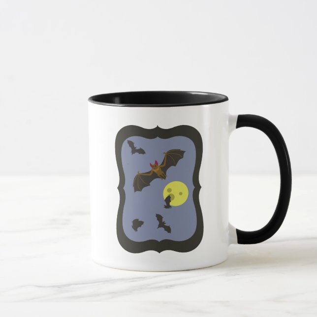 Caneca Bats de Halloween Spooky (Direita)