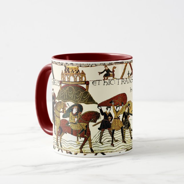 Caneca BAYEUX TAPESTRY William no Mont Santo-Michel (Frente Esquerda)