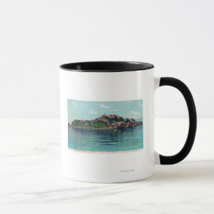 Caneca Bayview da ilha e da prisão de Alcatraz