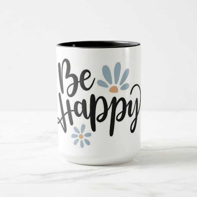 Caneca Be Happy Daisy (Centro)