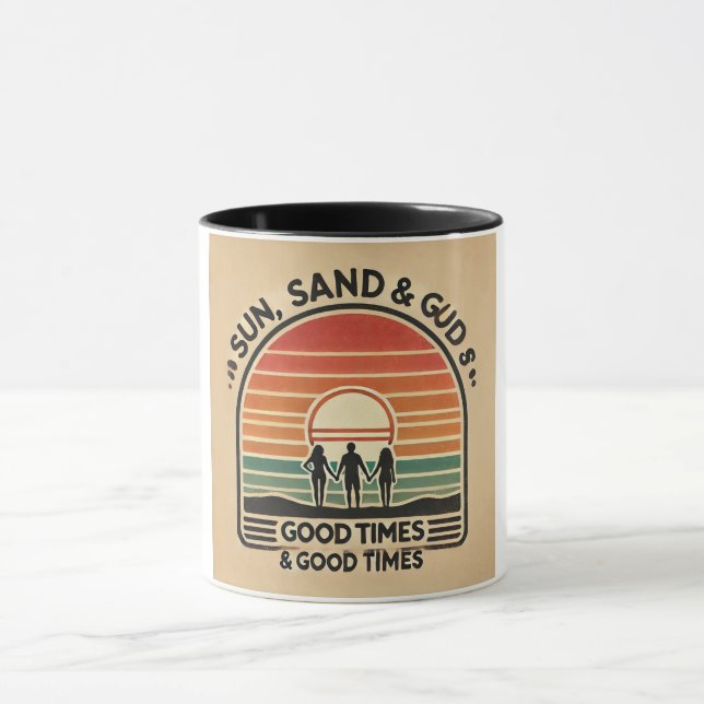 Caneca Beach Vibes Sunset Friendship Objetives (Centro)
