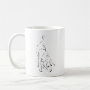 Caneca Beagle – Caneca de Café com Cachorro Desenh