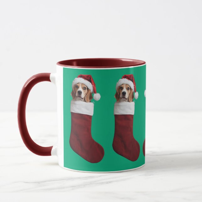 Caneca Beagle Christmas Stocking (Esquerda)