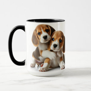 Caneca Beagle Puppies! Personalize seu caneca!