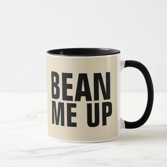 Caneca BEAN-ME, Engraçado Coffee Mgs (Direita)