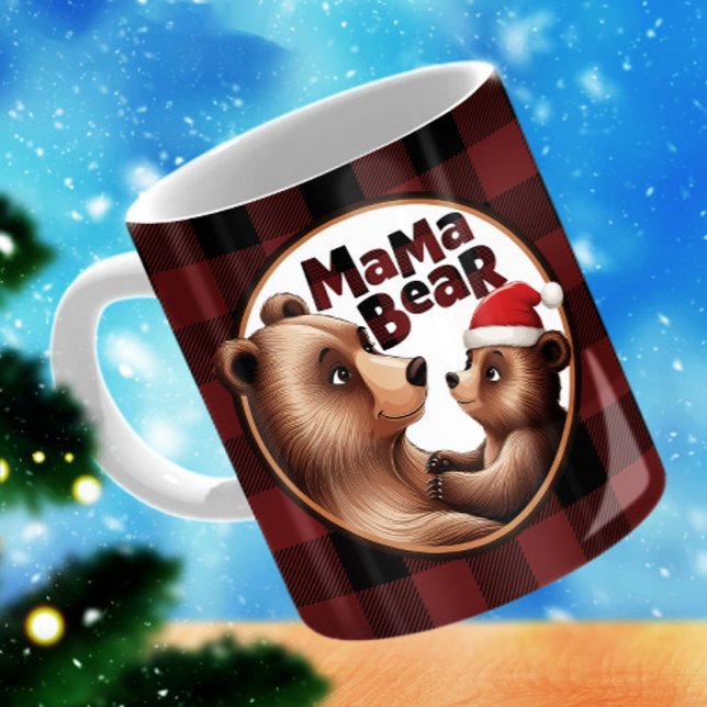 Caneca Bear Bear Bear Bear Natal - Melhor Presente Mãe (Criador carregado)
