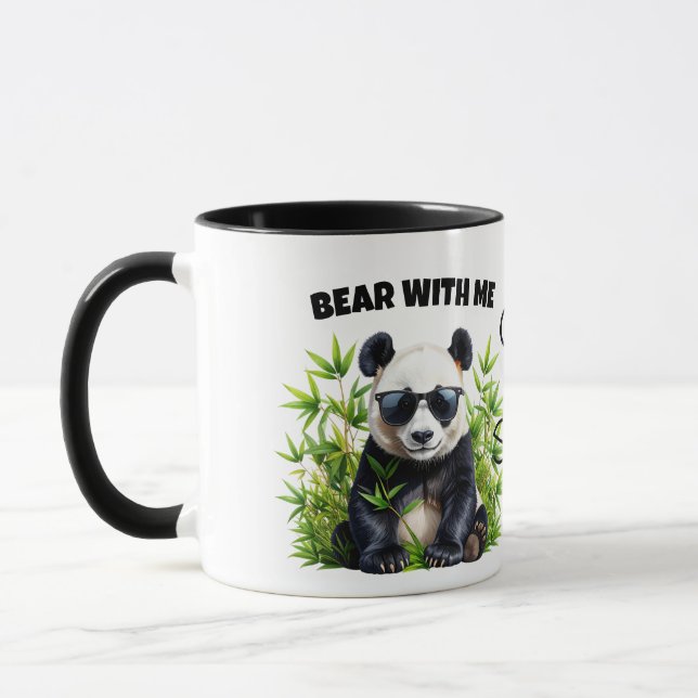 Caneca Bear With Me Panda Shades Pun – ELGIS (Esquerda)
