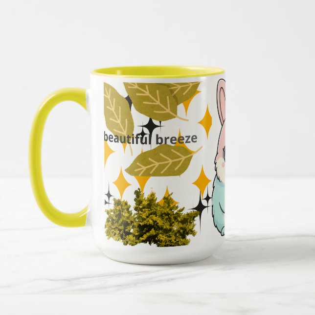 Caneca "Beautiful Breeze Mug – Nature’s Calm in Every Sip (Esquerda)