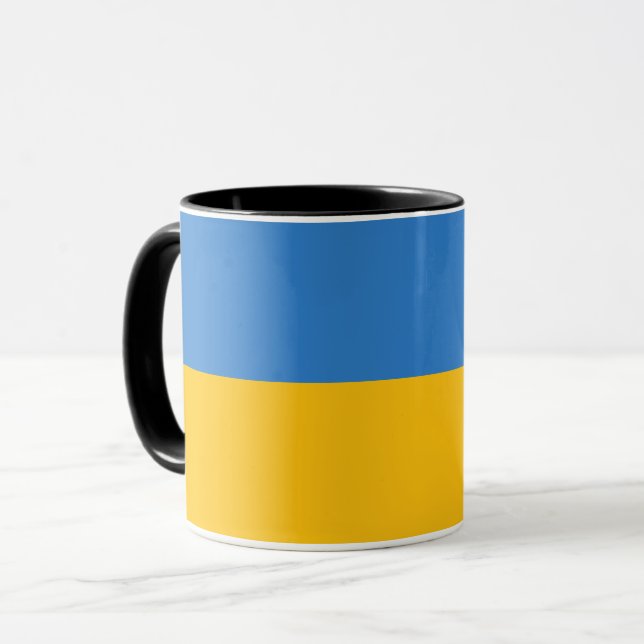 Caneca Beautiful Ukraine Flag Mug (Frente Esquerda)
