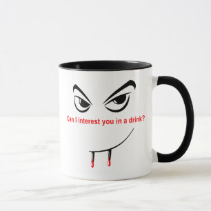 Caneca Beba com um vampiro