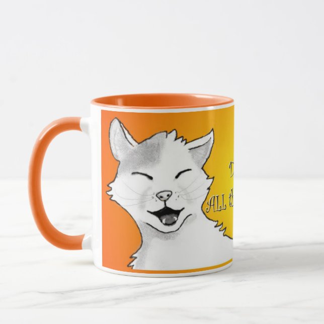 Caneca Beba TODO O café! Gato (Esquerda)