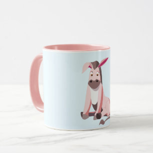 Caneca Bebê Cachorro Rosa - Sua Cor - de - Texto
