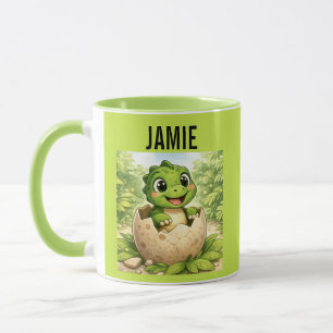 Caneca Bebê Dinossauro Filhote Fofo