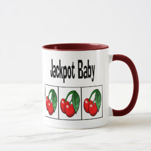 Caneca Bebê do jackpot