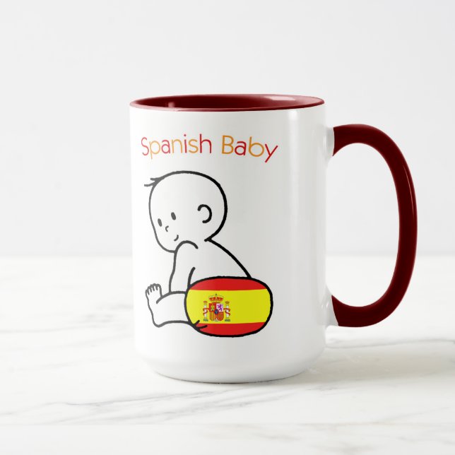 Caneca Bebê espanhol (Direita)