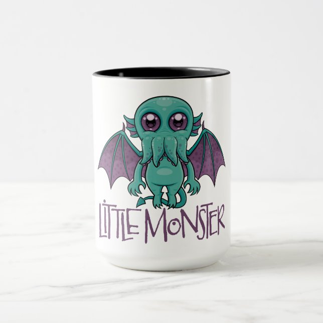 Caneca Bebê Fofo Cthulhu Pequeno Monstro (Centro)