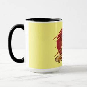 Caneca Bebê Lontra Fofa Comendo Pizza Deliciosa Design