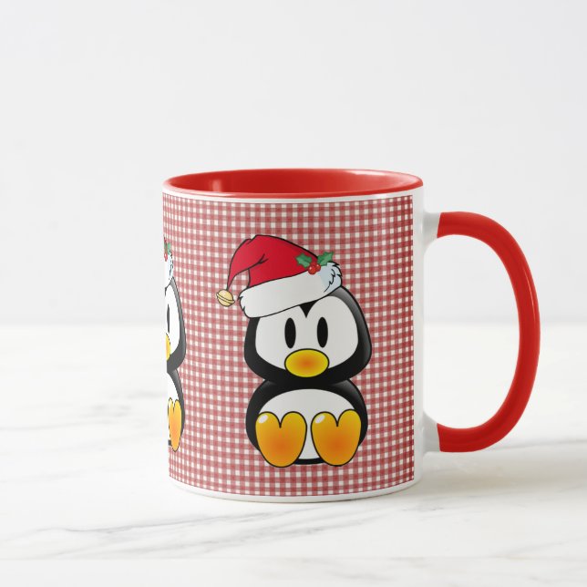 Caneca Bebê Natal Tux Santa Hat (Direita)