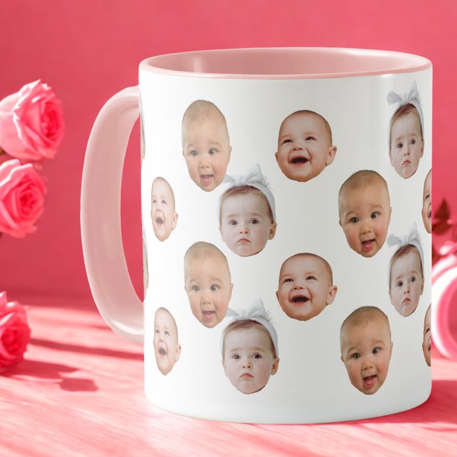 Caneca Bebê personalizado Mug Baby 3 Fotografias (Criador carregado)