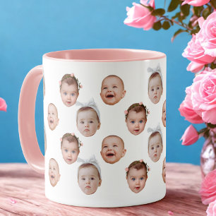 Caneca Bebê personalizado Mug Baby 3 Fotografias