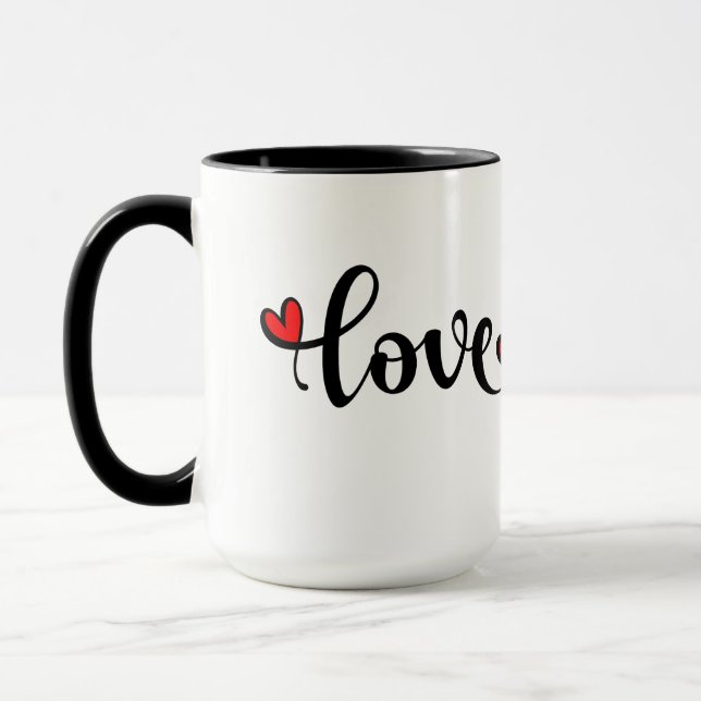 Caneca Bebendo Amor, Uma Xícara de Cada Vez (Esquerda)