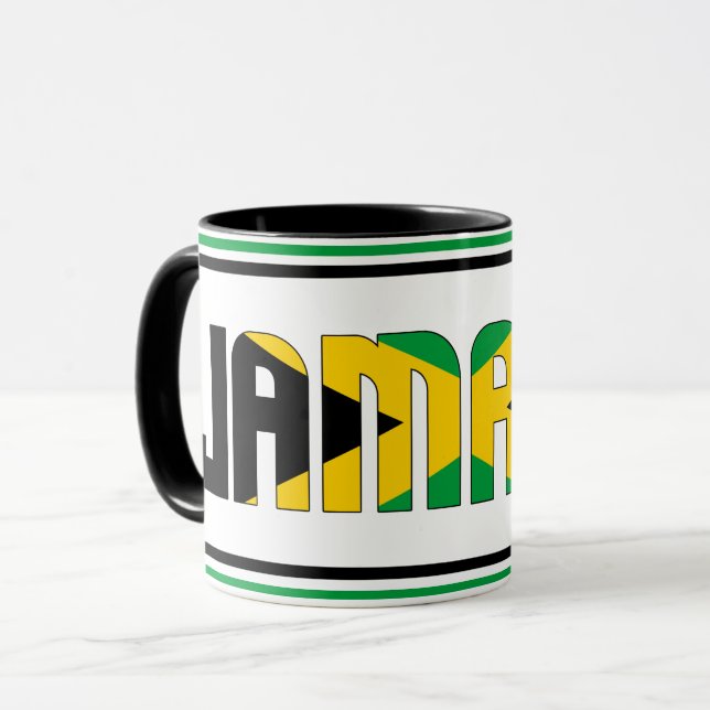 Caneca "Bebendo com a Jamaica" Café Patriótico (Frente Esquerda)