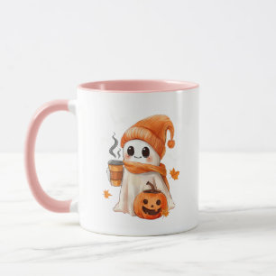 Caneca Bebendo Fantástico Café Halloween Ghost Ice