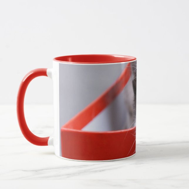 Caneca Bebês Mais Pobres | Black & White Kitten (Esquerda)