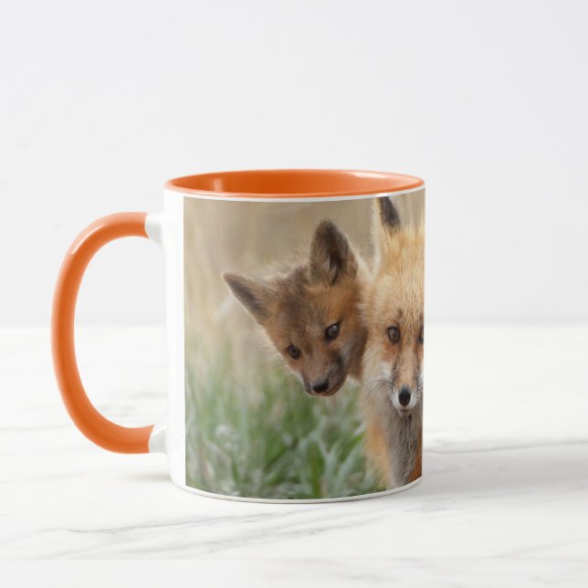 Caneca Bebês Mais Pobres | Raposa vermelha e bebê (Esquerda)