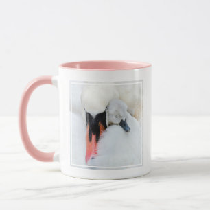 Caneca Bebês Mais Pobres   Swan De Mãe E Bebê