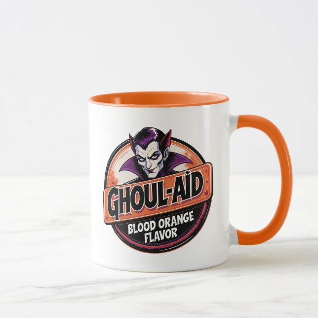 Caneca Bebida de Laranja Sangue Ghoul-Aid Sabor Vampiro (Direita)