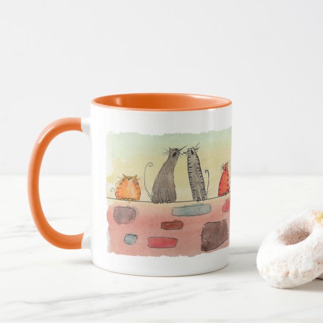 Caneca Beco Cats Mug (Com Donut)