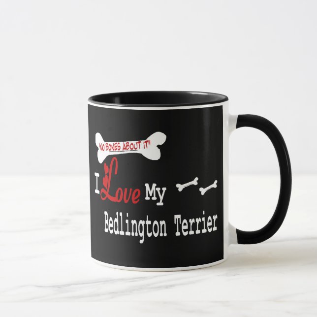 Caneca Bedlington Terrier (I Love) (Direita)