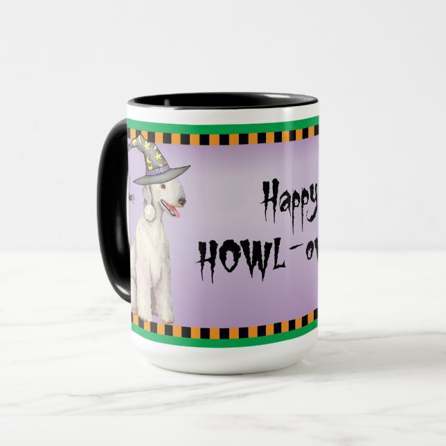 Caneca Bedlington Terrier Witch (Frente Esquerda)