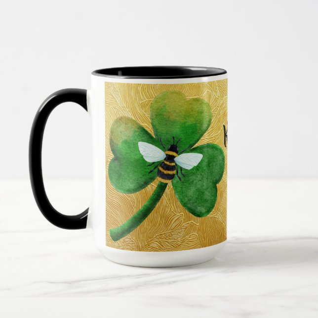 Caneca Bee Clover Coffee Mug. (Esquerda)