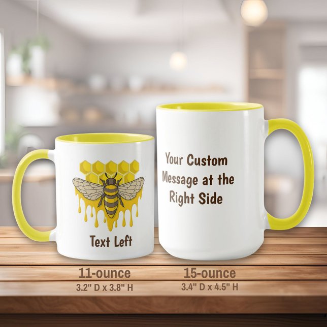 Caneca Bee Hive Honey (Criador carregado)