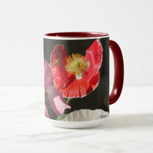 Caneca "Bee In The Poppies"