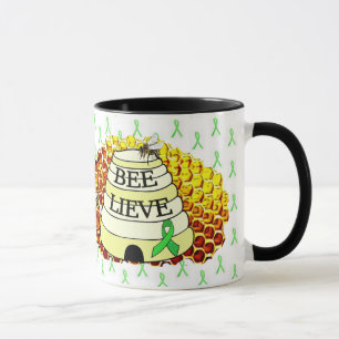 Caneca Bee- Lieve Lyme Doease Sensibilização Café Cup