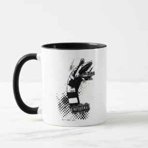 Caneca Beetlesumo   Ilustração de minhoca