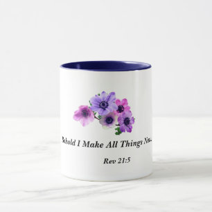 Caneca Behold me fazem todas as coisas novas