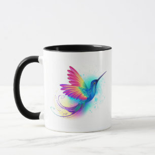 Caneca Beija-flor Arco-íris Exótico