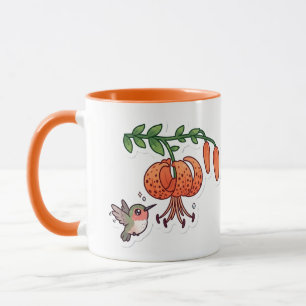 Caneca Beija-flor & Lírio do Tigre