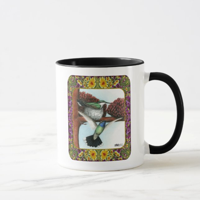 Caneca Beija-flores e Flores #3 (Direita)