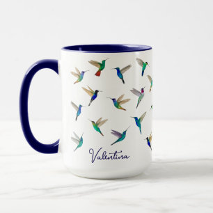Caneca Beija-flores Personalizados