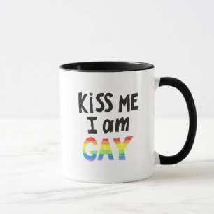 Caneca Beija-Me Eu Sou Gay