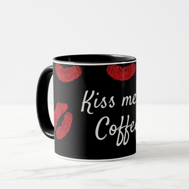 Caneca Beije-me... (Frente Esquerda)