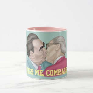 Caneca Beije-me camarada - Brezhnev beijando Honecker