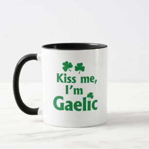 Caneca Beije-me sou gaélico