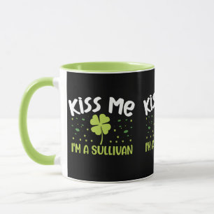 Caneca Beije-me Sou Sullivan - Sobrenome Sullivan