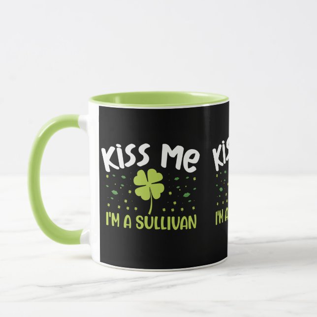 Caneca Beije-me Sou Sullivan - Sobrenome Sullivan (Esquerda)